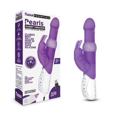 ויברטור פנינים יוקרתי נטען Rabbit Essentials - Rechargeable Pearls