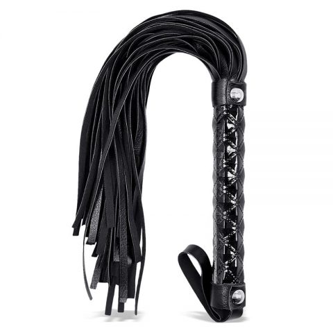 שוט דמוי עור טבעוני Intoyou - Flogger Sapphire Vegan Leather