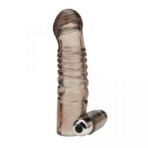 שרוול מאריך רוטט - Blue Line Vibrating Penis Enhancing Sleeve Extension
