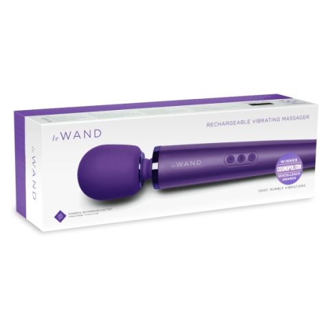 סופר מגי'ק וונד סגול Le Wand-Rechargeable Vibrating Massager Super Magic Wand