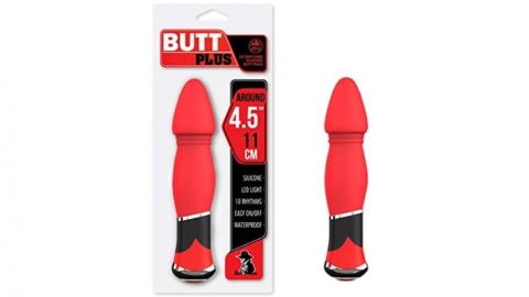 ויברטור פלאג אנאלי ידית 10 מצבי רטט | NMC Butt Plug 11cm